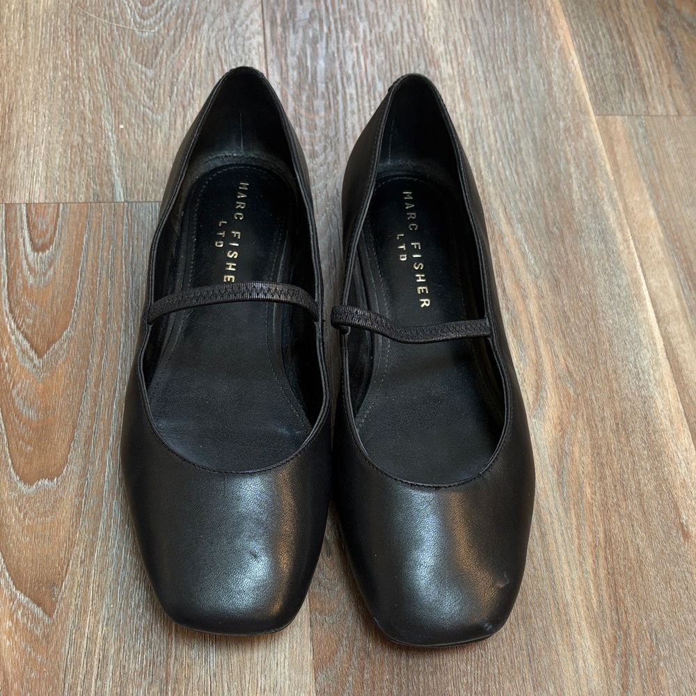 Marc Fisher LTD Black Ballet Shoes